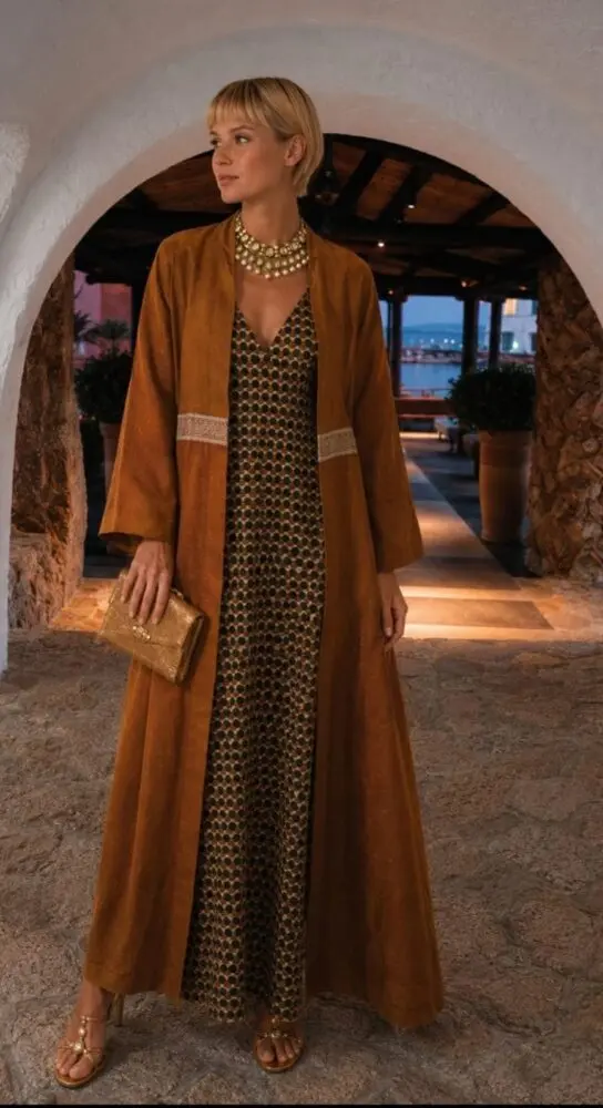 Abito lungo lurex
